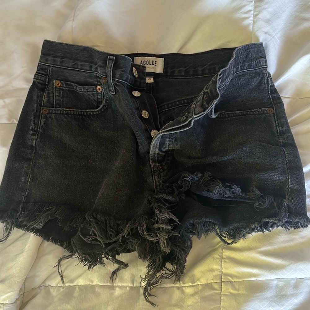 AGOLDE denim shorts, ‘Parker’